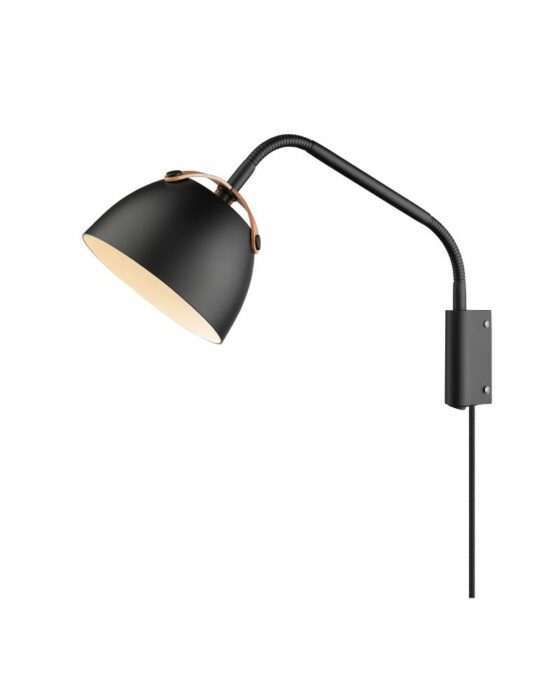 Halo Design Oslo Væglampe Ø16 - Sort