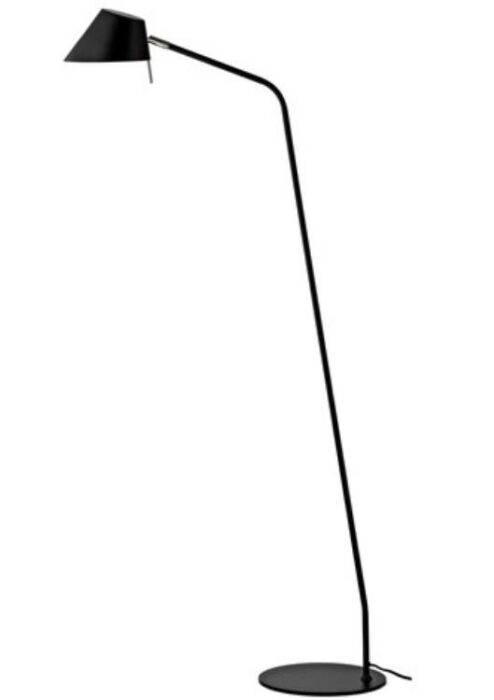 Frandsen Office Gulvlampe Matt Black, 140 cm