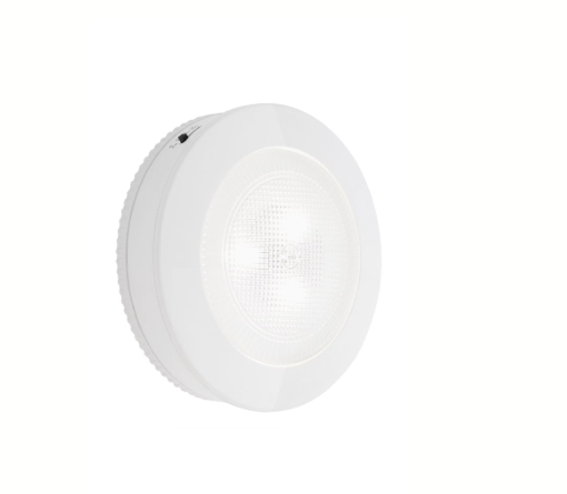 Briloner Batteri lampe push hvid
