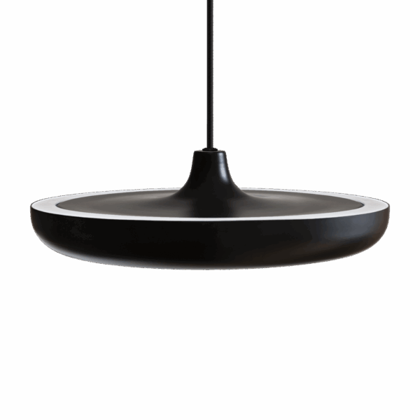 UMAGE Cassini Medium Black – Stilren pendel med integreret LED og skulpturelt design