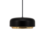 UMAGE HAZEL Mini Black – Elegant pendel i sort med integreret LED