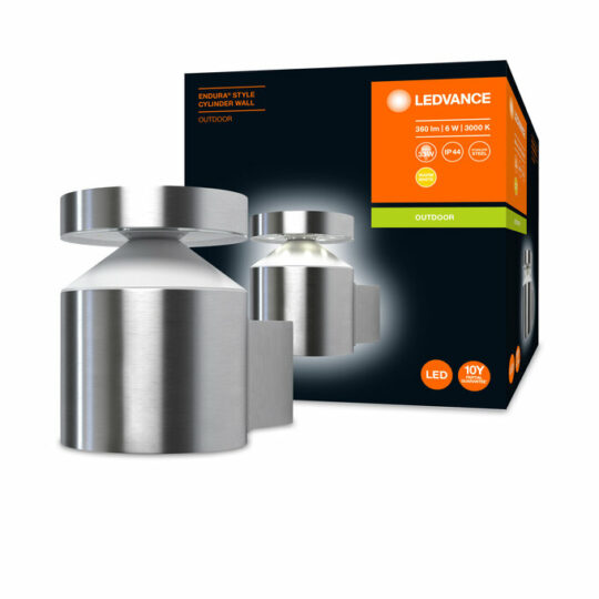 Ledvance Udendørslampe Endura LED-væglampe I Rustfrit Stål