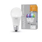 2 pak. Ledvance Pære Wifi smart & living E27 LED 9 Watt RGB & CCT Dæmpbar