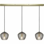 Nordlux Orbiform 3-Spot Pendel Messing – Eksklusiv belysning i art deco-stil