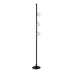 Eglo Phianeros LED Gulvlampe Sort 140 Cm
