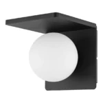 Eglo Ciglie væglampe sort m. QI oplader