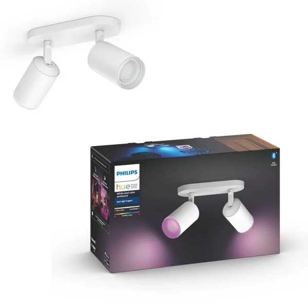 Philips Hue Fugato 2 spot color spot i hvid