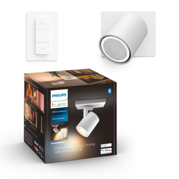 Philips Hue Runner Spot - Hvid med Dimmer Switch