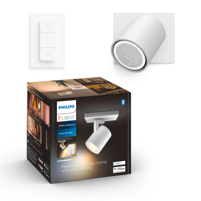Philips Hue Runner Spot - Hvid med Dimmer Switch