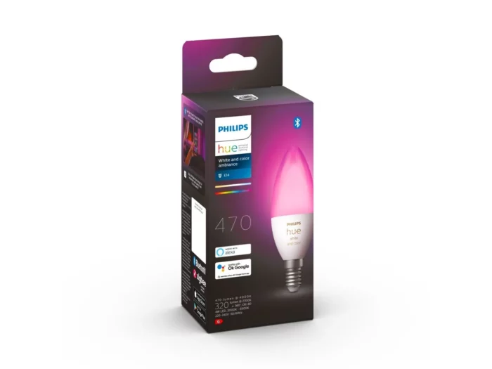 Philips Hue Color E14 B39 Kertepære