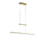 Fischer & Honsel pendellampe Tenso TW i mat messing – moderne LED-belysning med justerbart hvidt lys