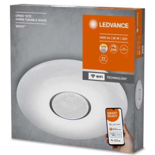 LEDVANCE SMART+ Orbis Kite 510 mm loftlampe – Wi-Fi, CCT, dæmpbar