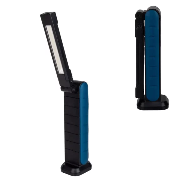 LED arbejdslampe/bordlampe m. genopladeligt batteri, dæmpbar og justerbar, kold hvid, IP44