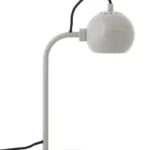 Frandsen Ball Bordlampe Glossy Pale Grey