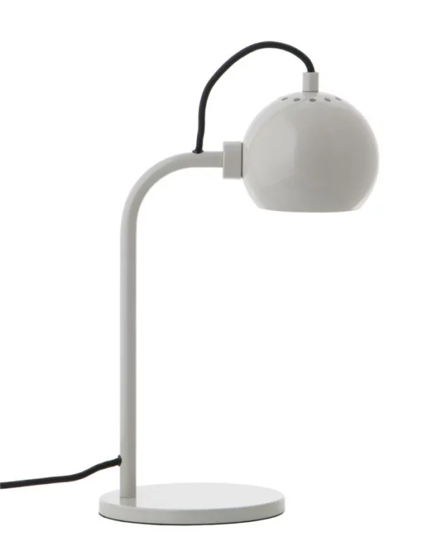 Frandsen Ball Bordlampe Glossy Pale Grey