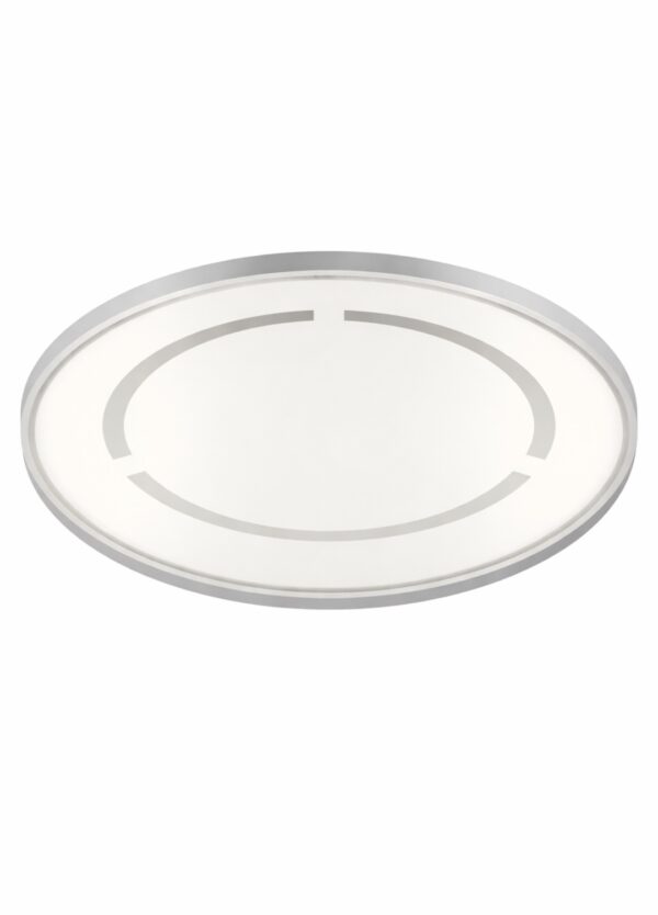 Casalux Slim rund Krom LED panel 29,3 cm med baggrundslys hvid 4000K