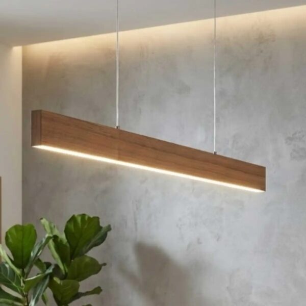 Eglo Climene LED langbords pendel trælook 117,5 cm