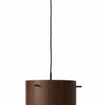 Frandsen FM 1954 Pendel Ø28 i valnød – ikonisk dansk design i massivt træ