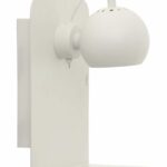Frandsen Ball Wall Lamp USB hvid metal væglampe med magnetisk hoved og USB
