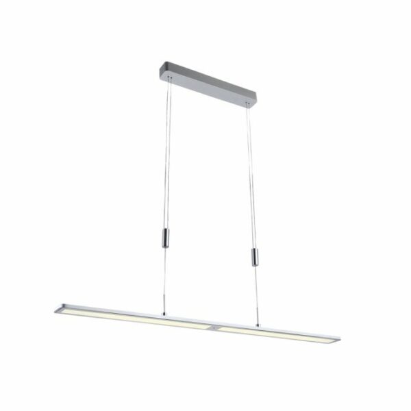 Paul Neuhaus NIKA LED-pendellampe i aluminium, højdejusterbar og dæmpbar