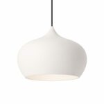 Frandsen APPLE pendel Ø30 cm mat beige i organisk design