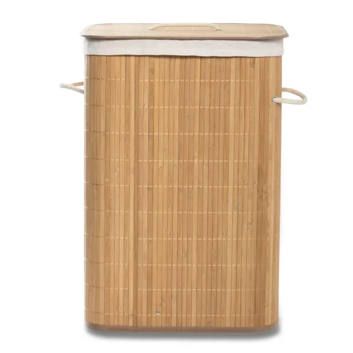 Blokker vasketøjskurv 76 liter bambus 30x40x60cm