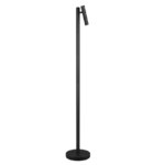 Trio Gomez Genopladelig Gulvlampe Sort