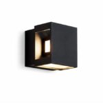 Akzent Udendørs LED Væglampe IP54 Aluminium Sort