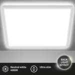 Briloner Slim LED panel 29cm Hvid
