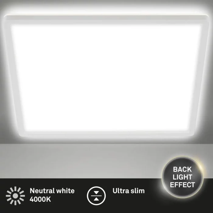 Briloner Slim LED panel 29cm Hvid