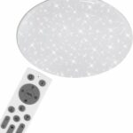 Briloner Smart LED loftlampe Ø38,5 cm – stjernehimmel, dæmpbar, app- og stemmestyring, 1.920 lumen