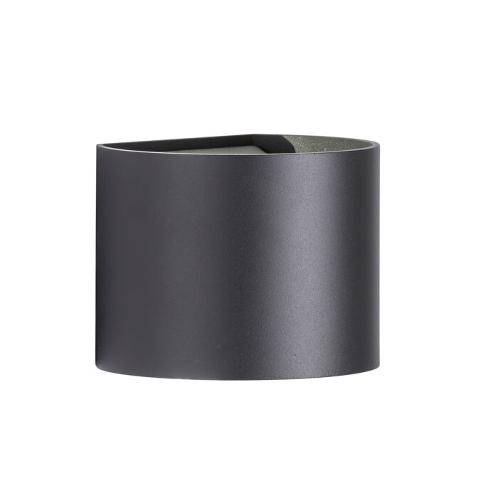 Fischer & Honsel Matteo Udendørs Lampe Up & Down Sort