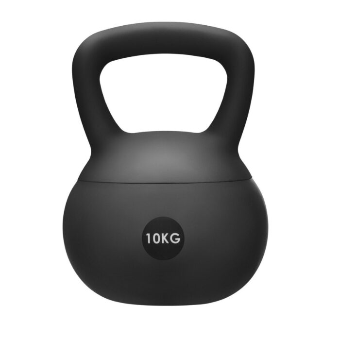 Soft - Kettlebell - 10 kg - Sort