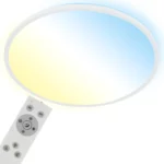 Briloner LED Slim panel m. remote hvid ø 48 cm