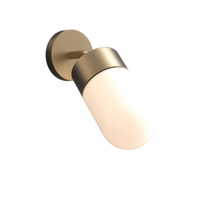 Frandsen Neptune Væglampe i Messing – Elegant dansk design med funktionelt lys