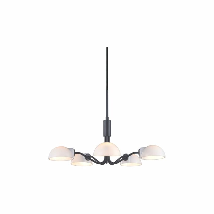 Halo Design Kjøbenhavn Lysekrone, Sort, Ø50 cm