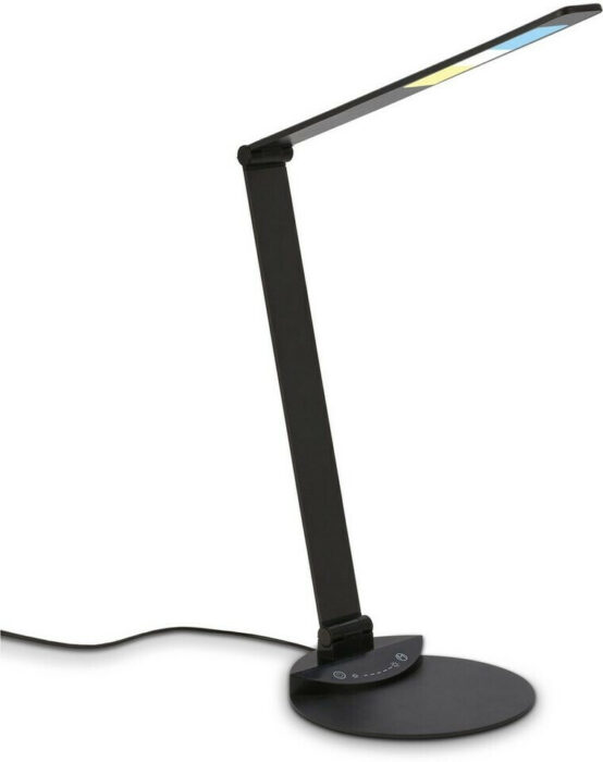 Briloner CCT LED bordlampe touch – sort dæmpbar