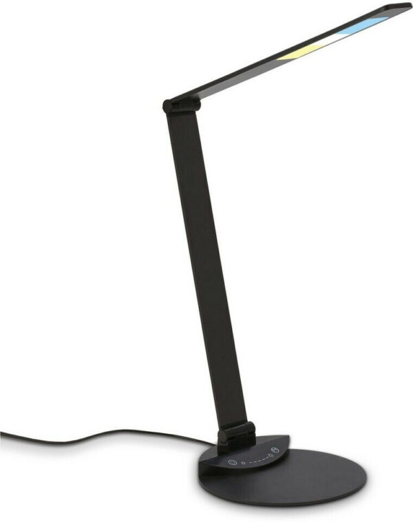 Briloner CCT LED bordlampe touch – sort dæmpbar