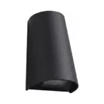 Akzent Udendørs LED Væglampe IP65 Aluminium Sort D06